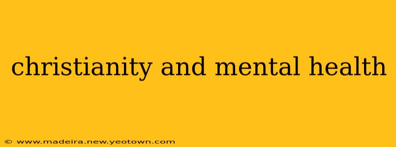 christianity and mental health
