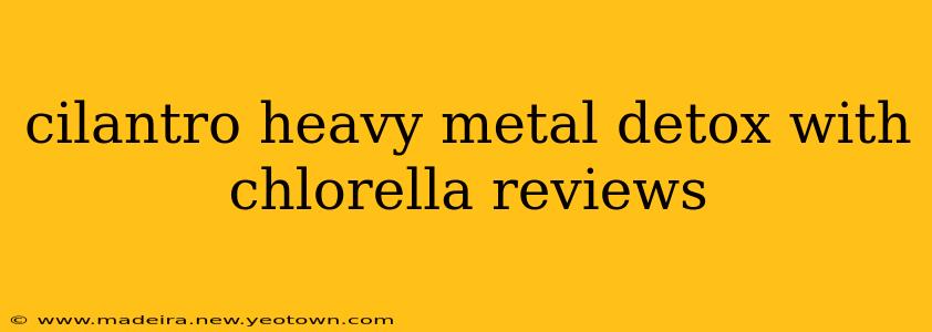 cilantro heavy metal detox with chlorella reviews