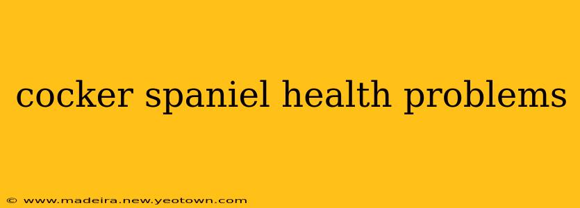 cocker spaniel health problems