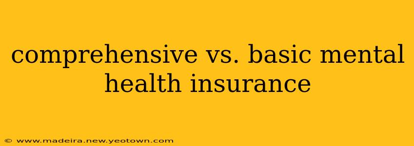 comprehensive vs. basic mental health insurance