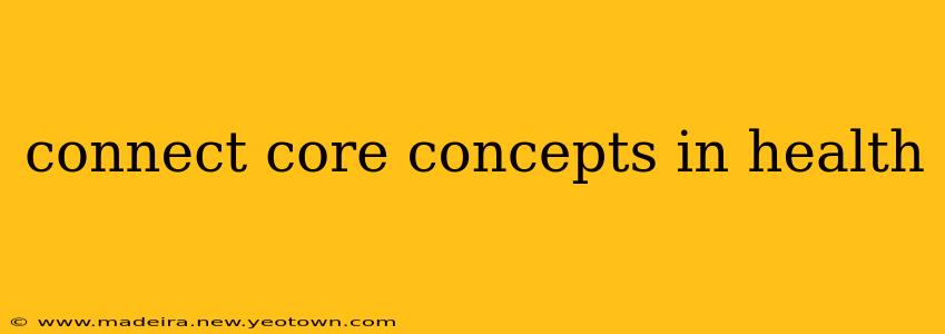 connect core concepts in health