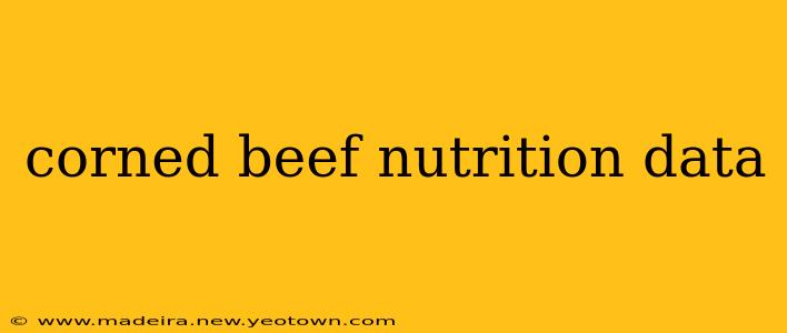 corned beef nutrition data