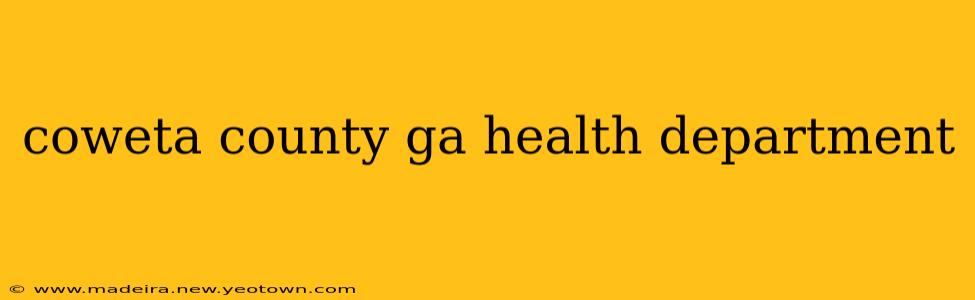 coweta county ga health department