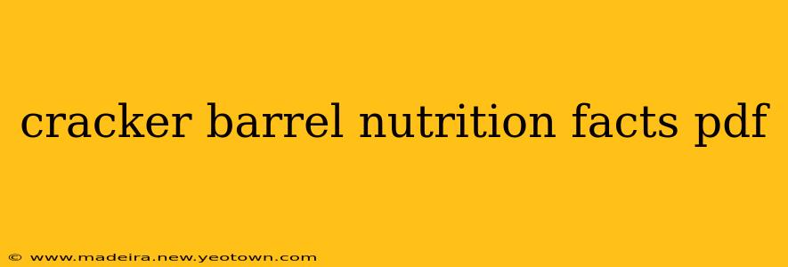 cracker barrel nutrition facts pdf