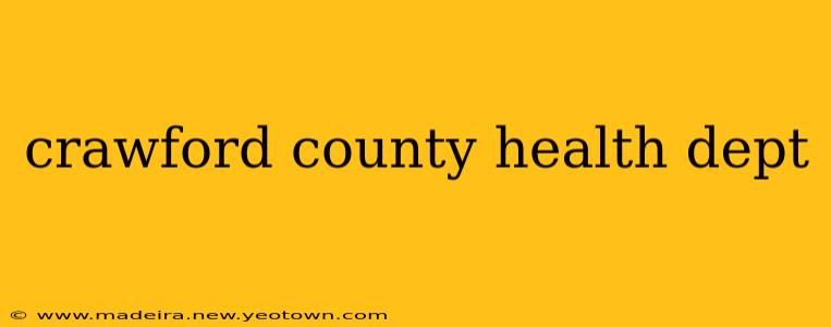 crawford county health dept