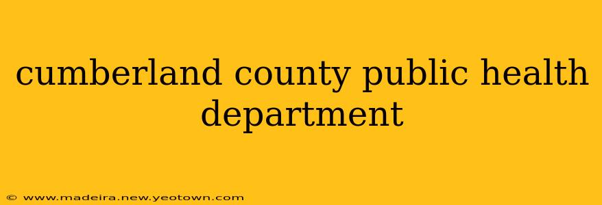 cumberland county public health department