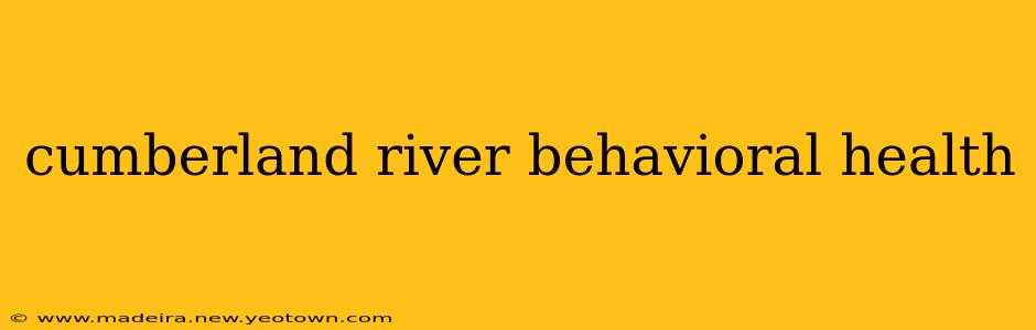 cumberland river behavioral health