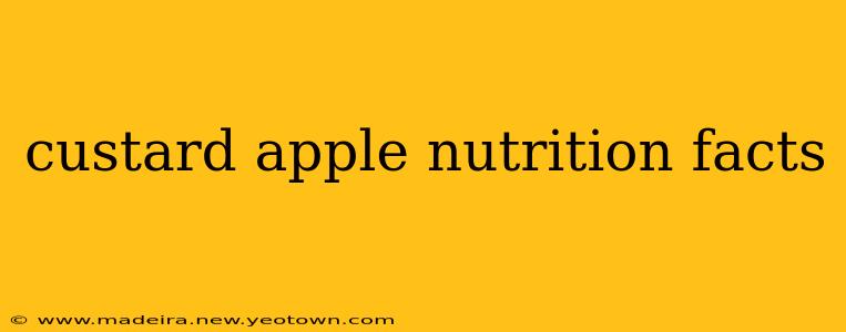 custard apple nutrition facts