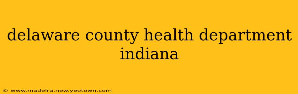 delaware county health department indiana