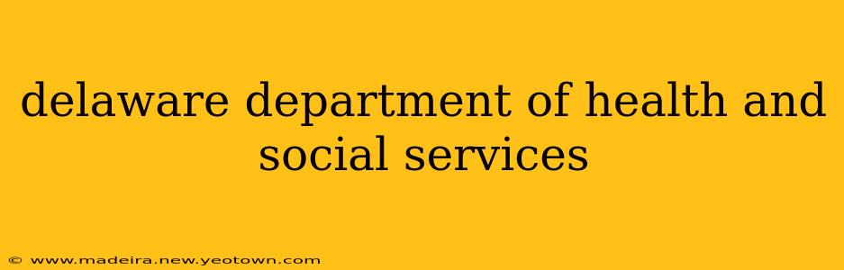 delaware department of health and social services