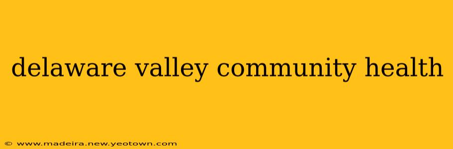 delaware valley community health