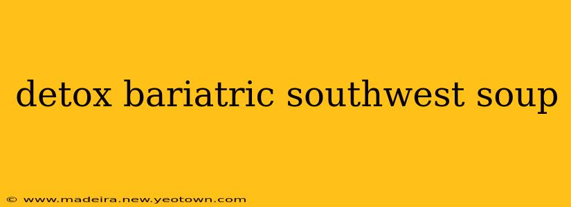 detox bariatric southwest soup