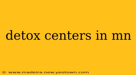 detox centers in mn