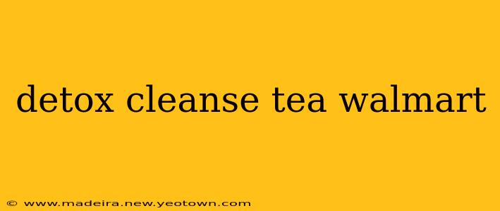 detox cleanse tea walmart