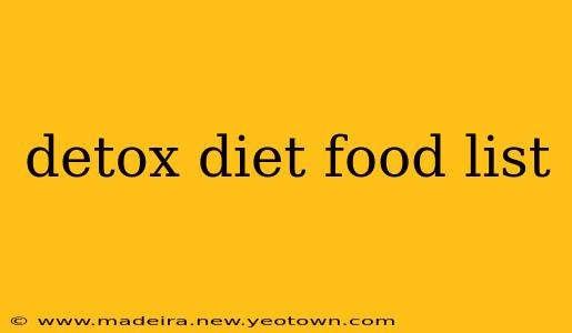 detox diet food list