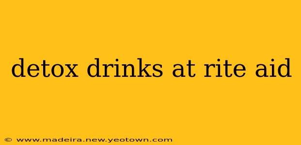 detox drinks at rite aid