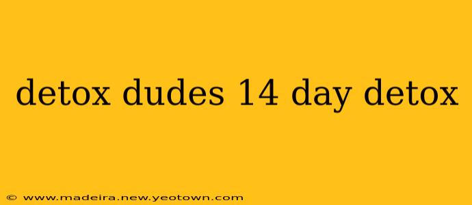 detox dudes 14 day detox