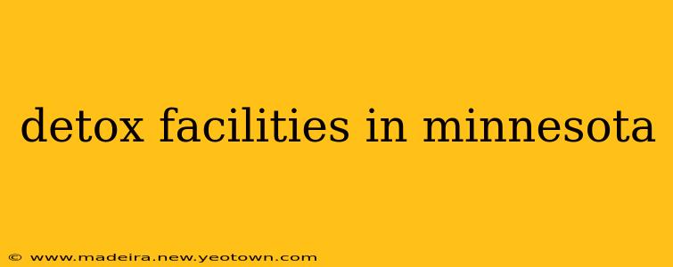 detox facilities in minnesota