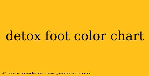detox foot color chart