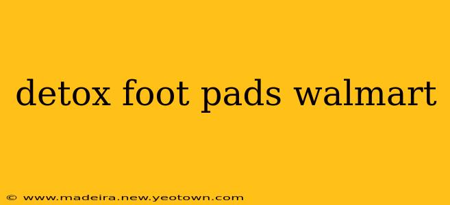 detox foot pads walmart