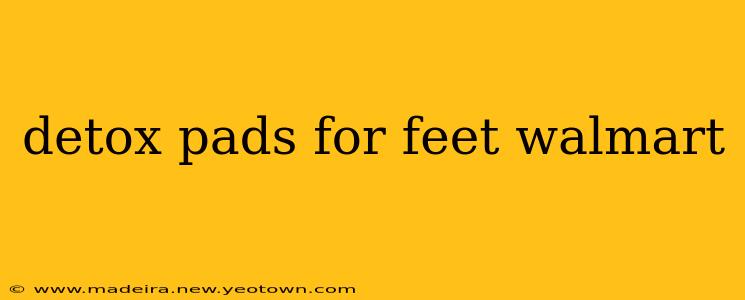 detox pads for feet walmart