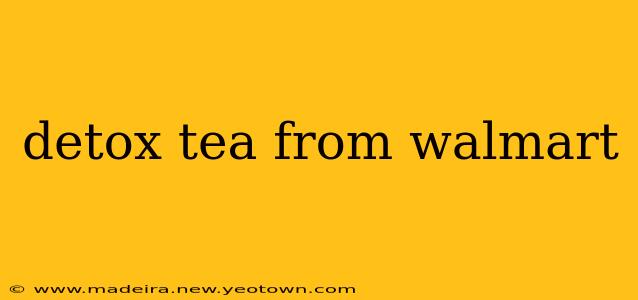 detox tea from walmart