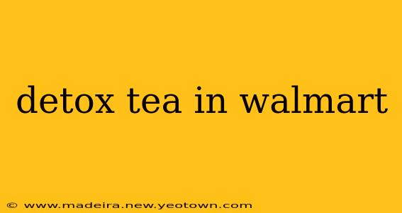detox tea in walmart