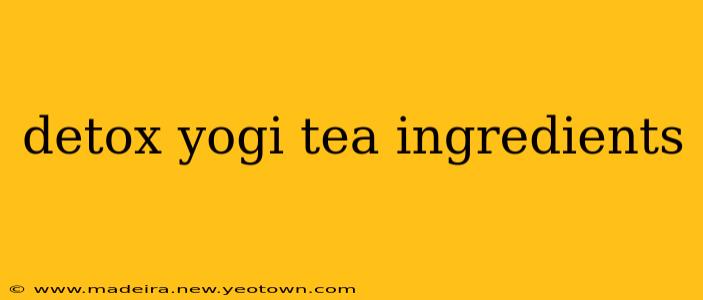 detox yogi tea ingredients
