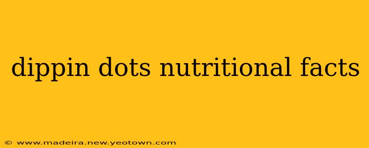 dippin dots nutritional facts