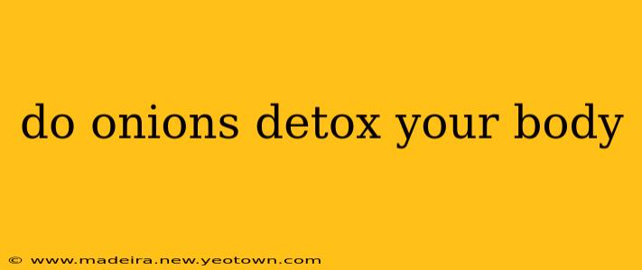 do onions detox your body