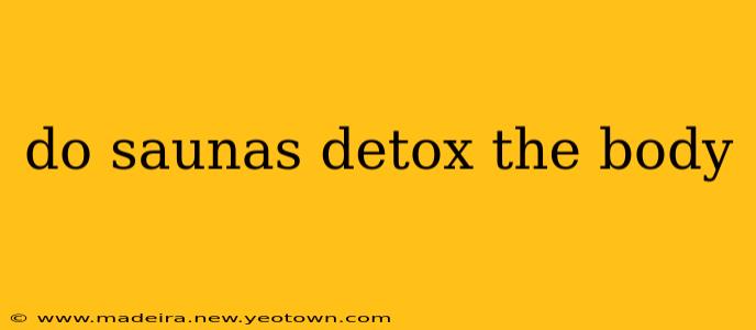 do saunas detox the body