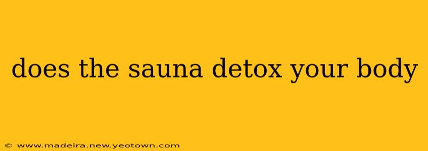does the sauna detox your body