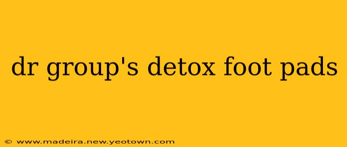 dr group's detox foot pads
