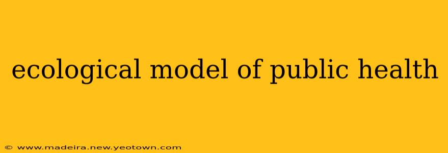 ecological model of public health