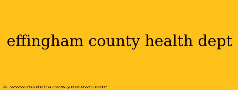 effingham county health dept