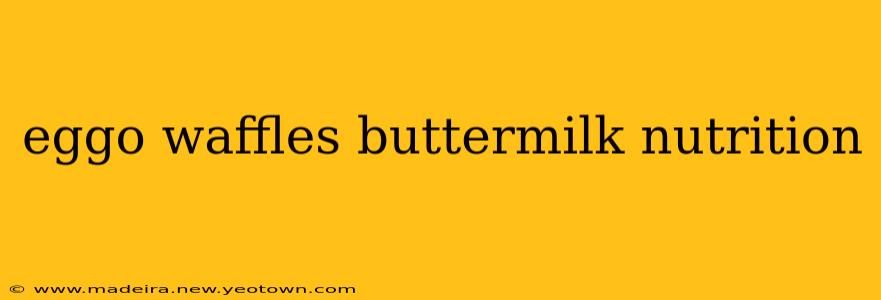 eggo waffles buttermilk nutrition