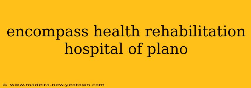encompass health rehabilitation hospital of plano