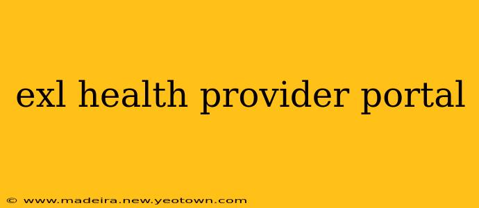 exl health provider portal