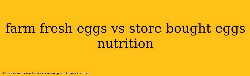farm fresh eggs vs store bought eggs nutrition