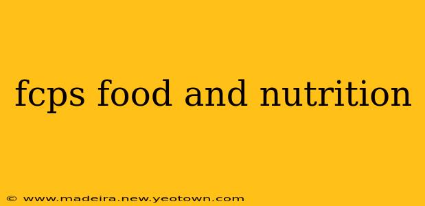 fcps food and nutrition