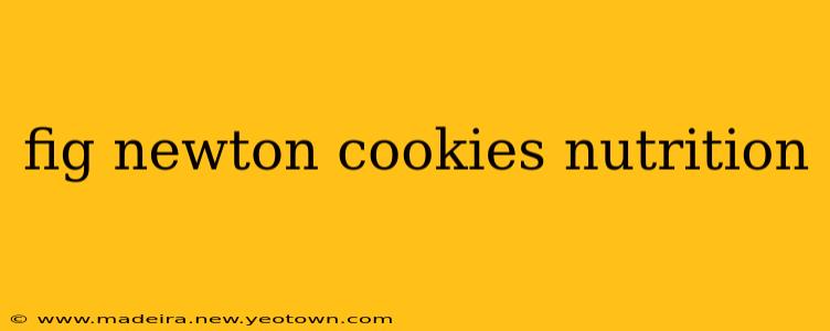fig newton cookies nutrition