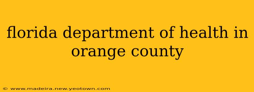 florida department of health in orange county