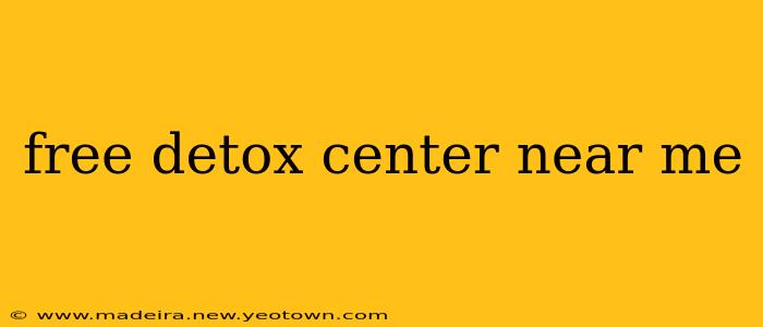 free detox center near me
