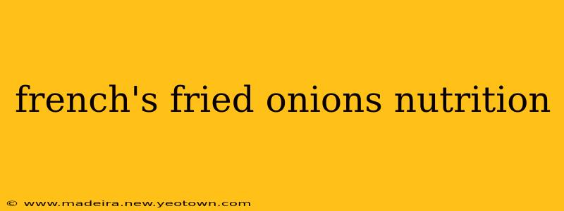 french's fried onions nutrition