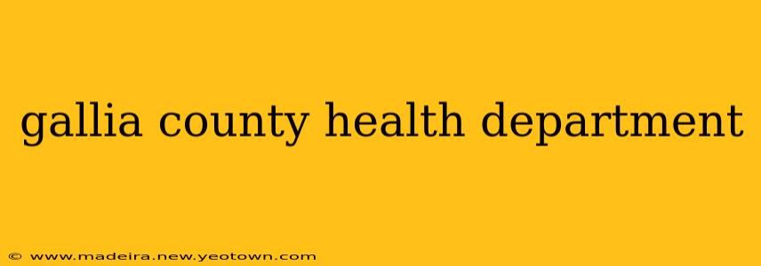 gallia county health department