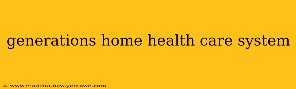 generations home health care system