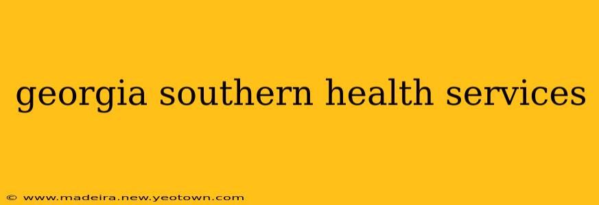 georgia southern health services