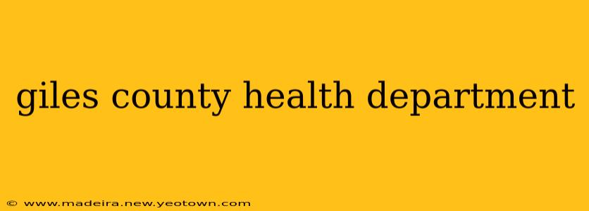 giles county health department