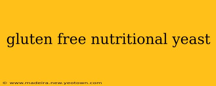 gluten free nutritional yeast