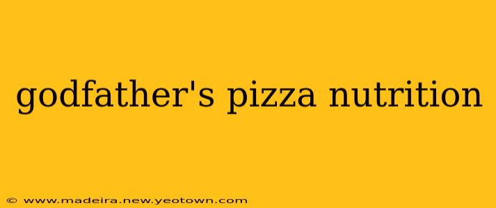 godfather's pizza nutrition